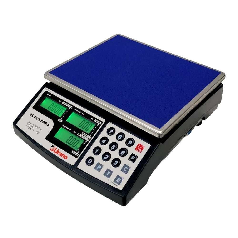 Balança 31 Kg Com Bateria Pop-s 31/2 Com Saída Serial - Urano