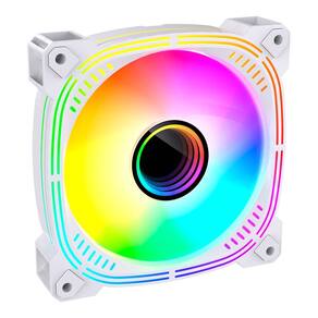 Cooler Fan Ryvel 120Mm Argb 5V Blanc Branco - Ry-Fn-Bl-Wt-5V