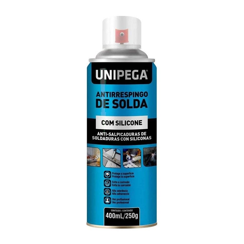 Antirrespingo Unipega com Silicone Aerossol 400Ml/250G