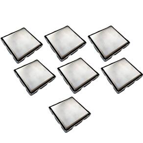 Ralo Oculto 15x15 Invisivel Discreto Kit 7 Uni Anti Odor Box Banheiro Lavanderia