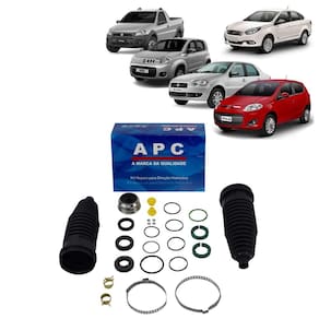 Kit Reparo Caixa Setor Direção Hidráulica Fiorino, Uno, Idea