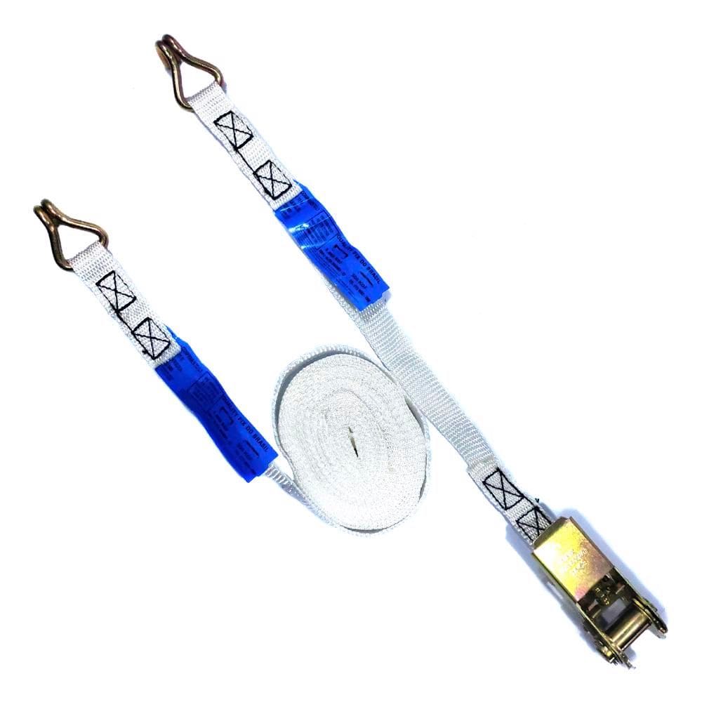 Cinta de Amarração com Terminais e Catraca Gancho J 25mm x 3m de 1t - Quality Fix CIF-A-TM-PS-025