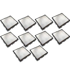 Ralo Oculto Invisivel 15x15 Anti Odor Kit 10 Uni Box Banheiro Cozinha Lavabo Chao Casa