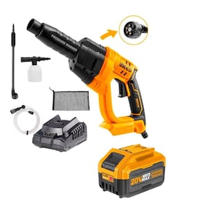 Lavadora Jato De Alta Pressão A Bateria 20v 7.5a C/ Acessórios