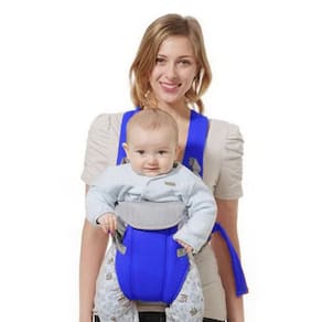 Canguru Para Bebe 3 Posiçoes Carregador Azul