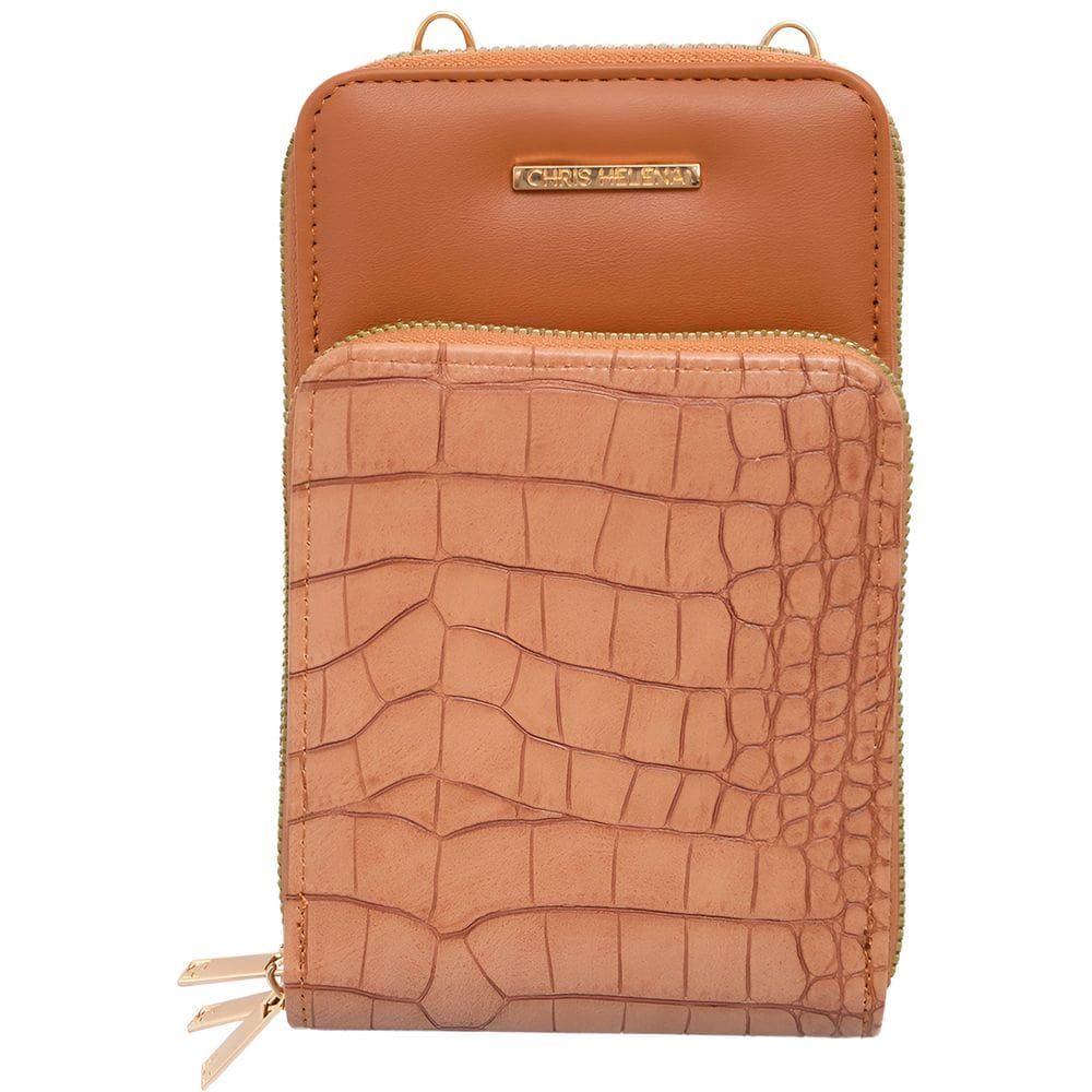 Bolsa Carteira Feminina Caramelo Com Alça