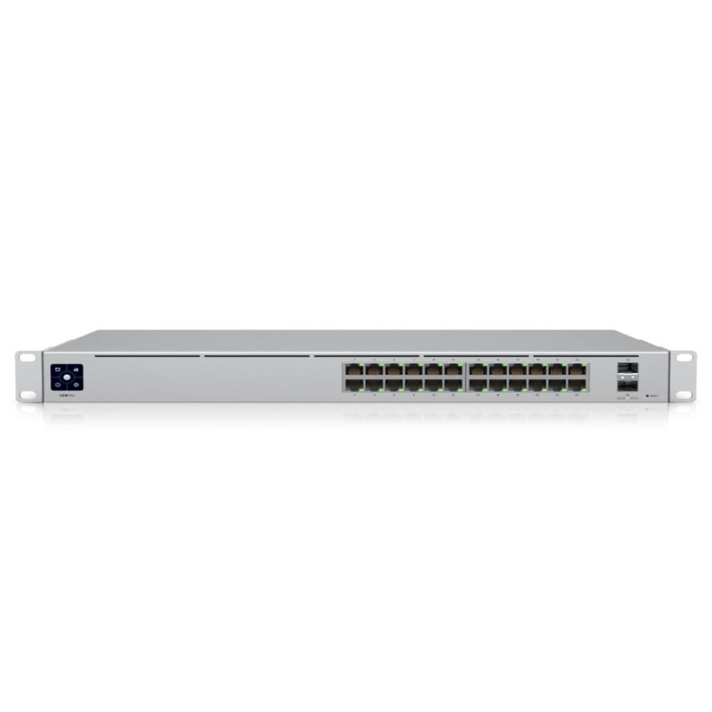 Switch 24 Portas Ubiquiti USW-PRO-24 UniFi - 24 Portas Gigabit - 2 Portas SFP+ Comutação de Camada 3