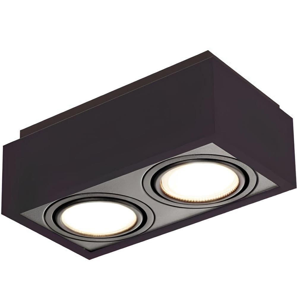 Plafon Box AR111 IN41152 158mmx302mmx105mm Preto New Line
