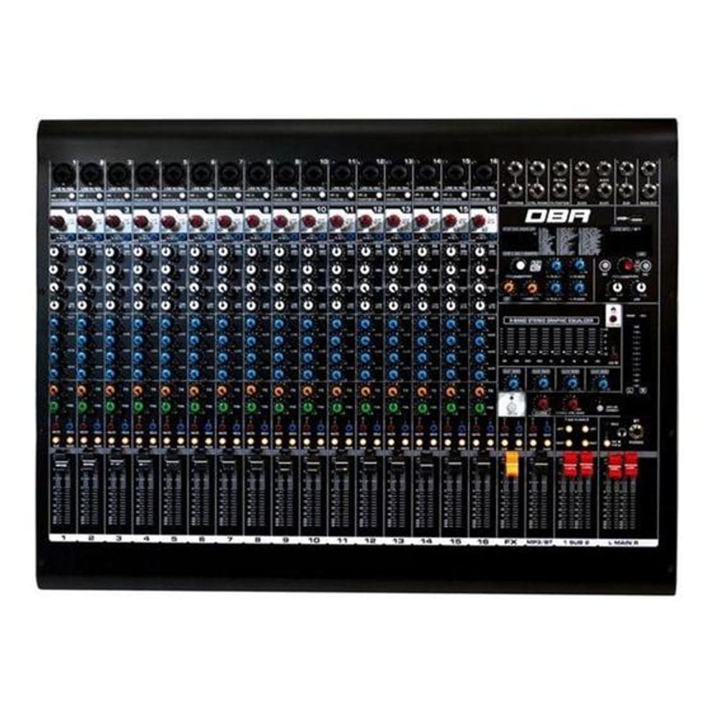 Mesa de Som DBR DM16 USB