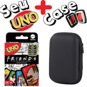 Kit Case + Jogo de Cartas UNO - Serie Friends