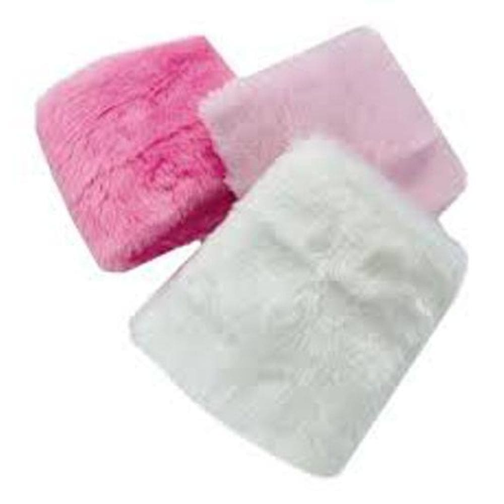 Kit 3 Tapetinhos Pelucia Para Fundo De Foto 30X30Cm