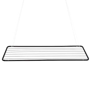 Varal de Teto 1.20m x 56cm Preto 006030 MOR