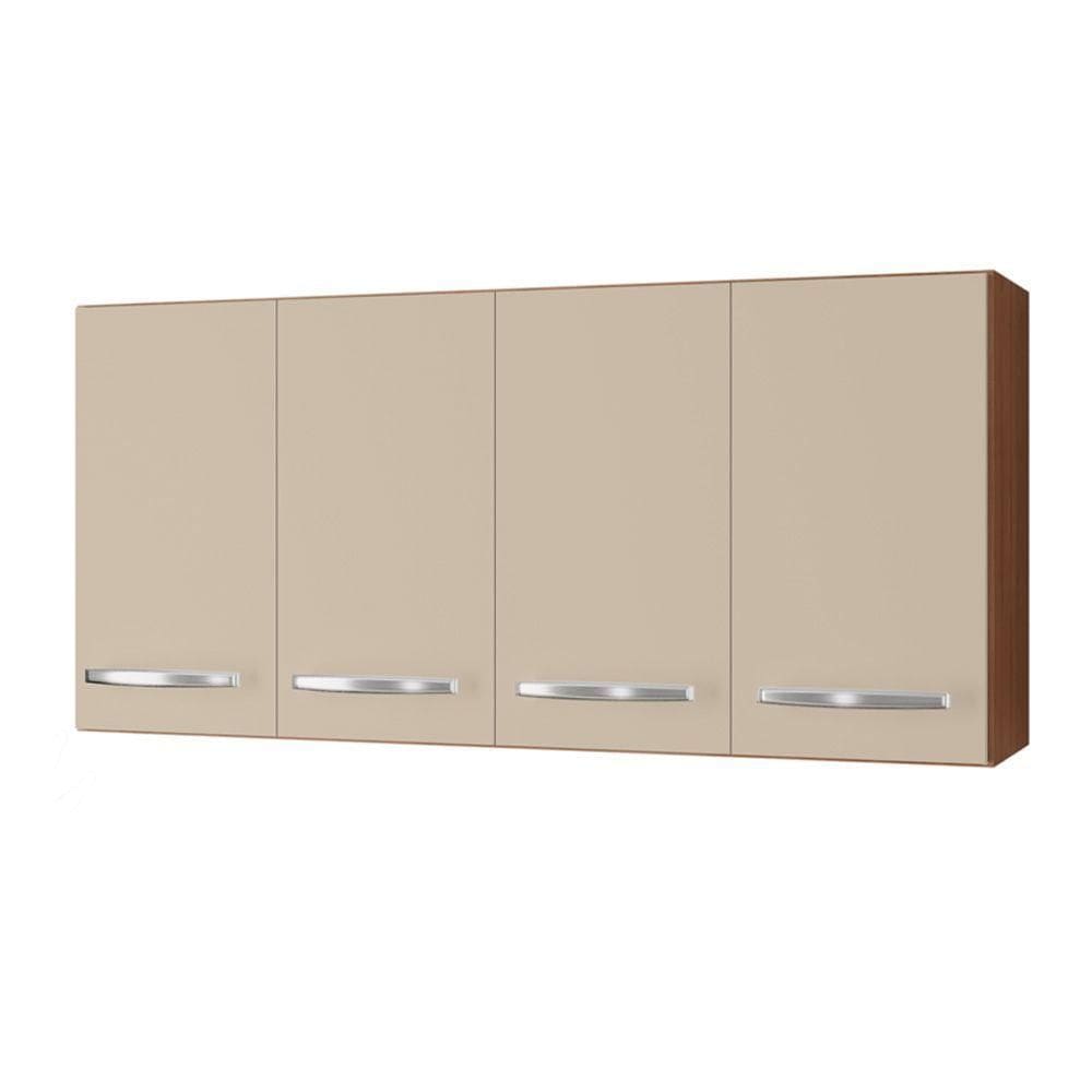 Armario Aereo 120 Cm 4p Mara Savana Off White Mobbs
