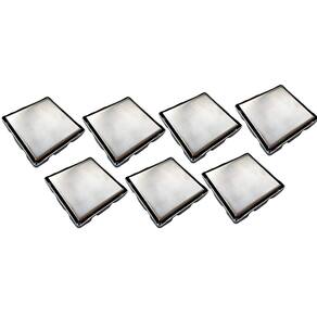 Ralo Oculto Invisivel 15X15 Aço Inox Discreto Kit 7 Uni Anti Odor Higienico Banheiro Box Cozinha
