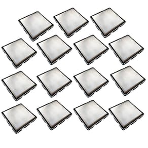 Ralo Oculto Invisivel 15X15 Aço Inox Anti Odor Kit 15 Uni Box Banheiro Lavanderia Varanda Limpeza Chao Discreto