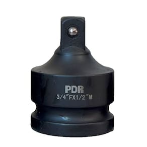 Adaptador de Impacto Femea 3/4" para Macho 1/2" 56MM PDR - Unica Unico