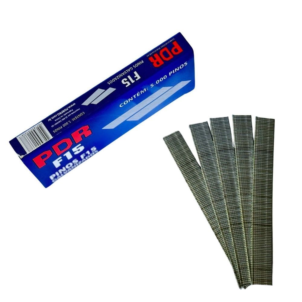 Pino Tipo F 15MM de Altura 5.000pças F15 PDR - Unica Unico