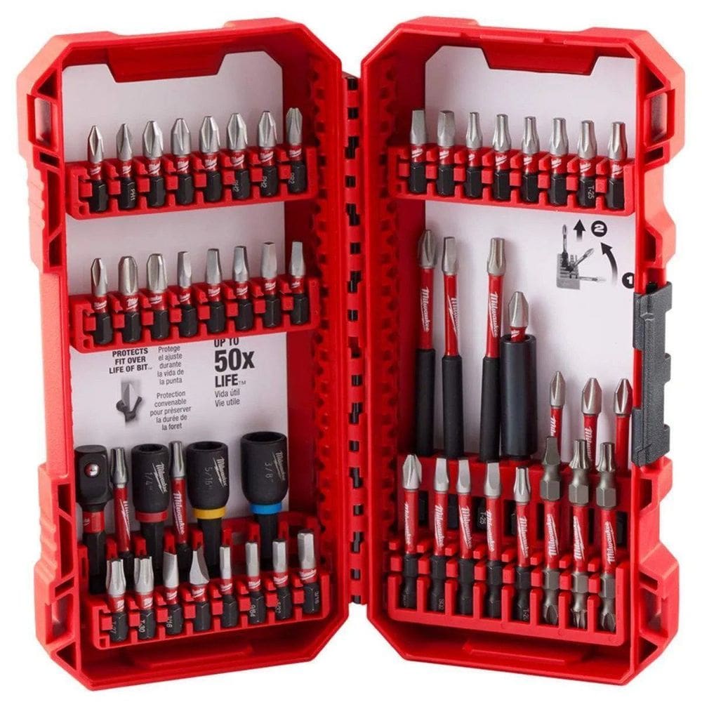 Kit Bit Shockwave com 54 Peças 48-32-4010 Milwaukee - Unica Unico