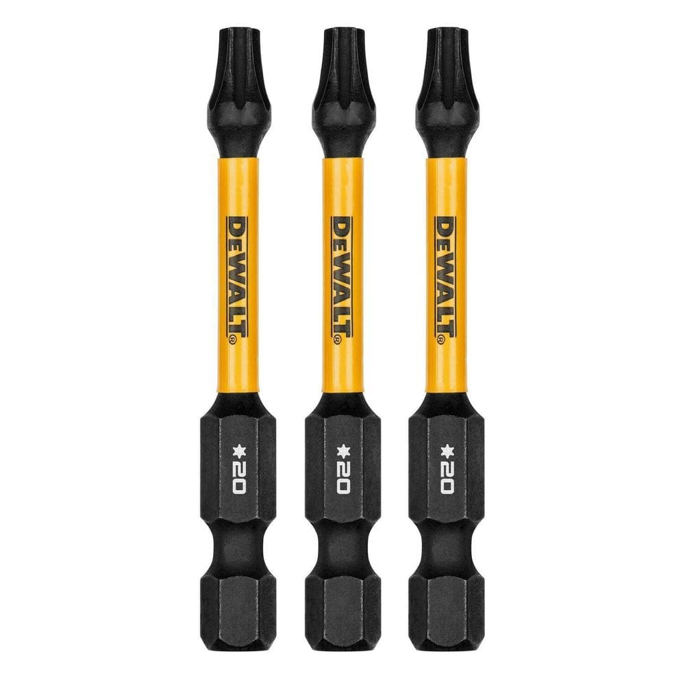 Ponta Torx T20 FlexTorq 2-1/4 - 3 Peças DWAF2TX20IR3 DeWalt - Unica Unico