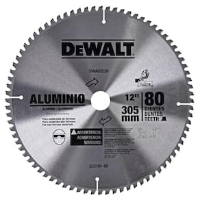 Lâmina Serra Esquadria 12" 80 Dentes Aluminio DWA03230 DeWalt - Unica Unico