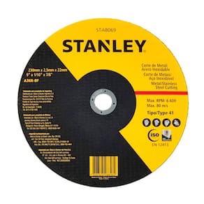 Disco Abrasivo Corte Inox 9x2.5x7/8 STA8069 Stanley - Unica Unico