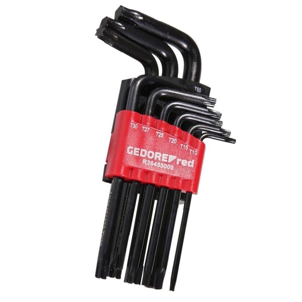 Jogo de Chaves L Torx Perfil Hexalobular 9 Pcs R36405009 Gedore - Unica Unico