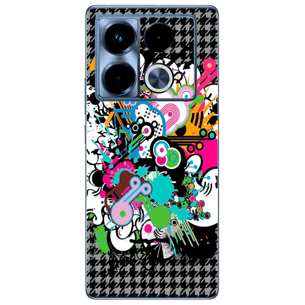 Capa Adesivo Skin022 Verso Para Infinix Note 40 Pro 4G X6850