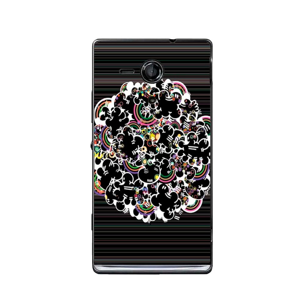Capa Adesivo Skin110 Verso Para Sony Xperia SP