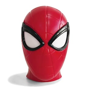 Luminária Abajur Personagem Spider Man Head Geek Decorativa 25x16cm