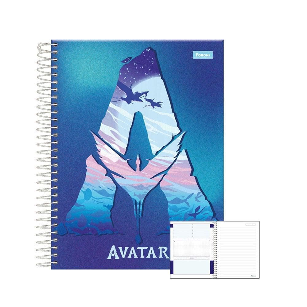 Caderno Colegial 10 Matérias 160Fls Avatar A Foroni
