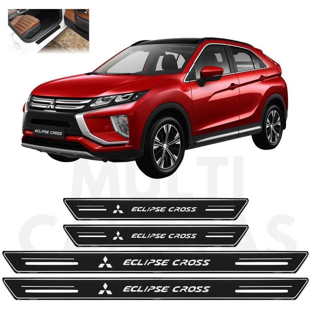 Soleira Premium Mitsubishi Eclipse Cross 2019 A 2022 Preto