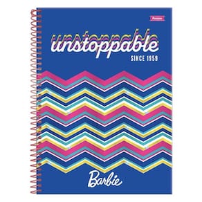 Caderno Univ 1 Matéria 80Fls Barbie Unstoppable Foroni