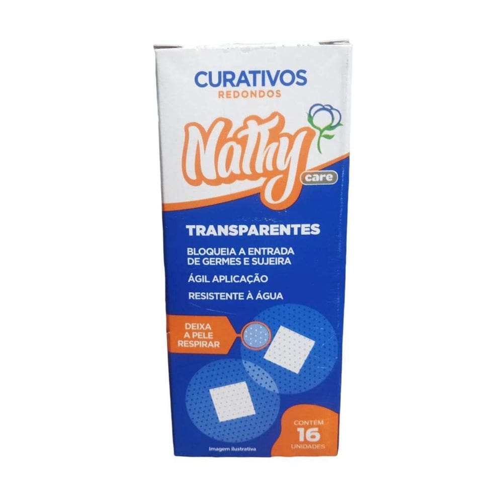 Curativos Redondos Transparentes Pequenos Ferimentos 16