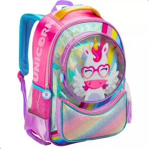 Mochila De Costa Infantil Unicórnio - Ideal Para Creche