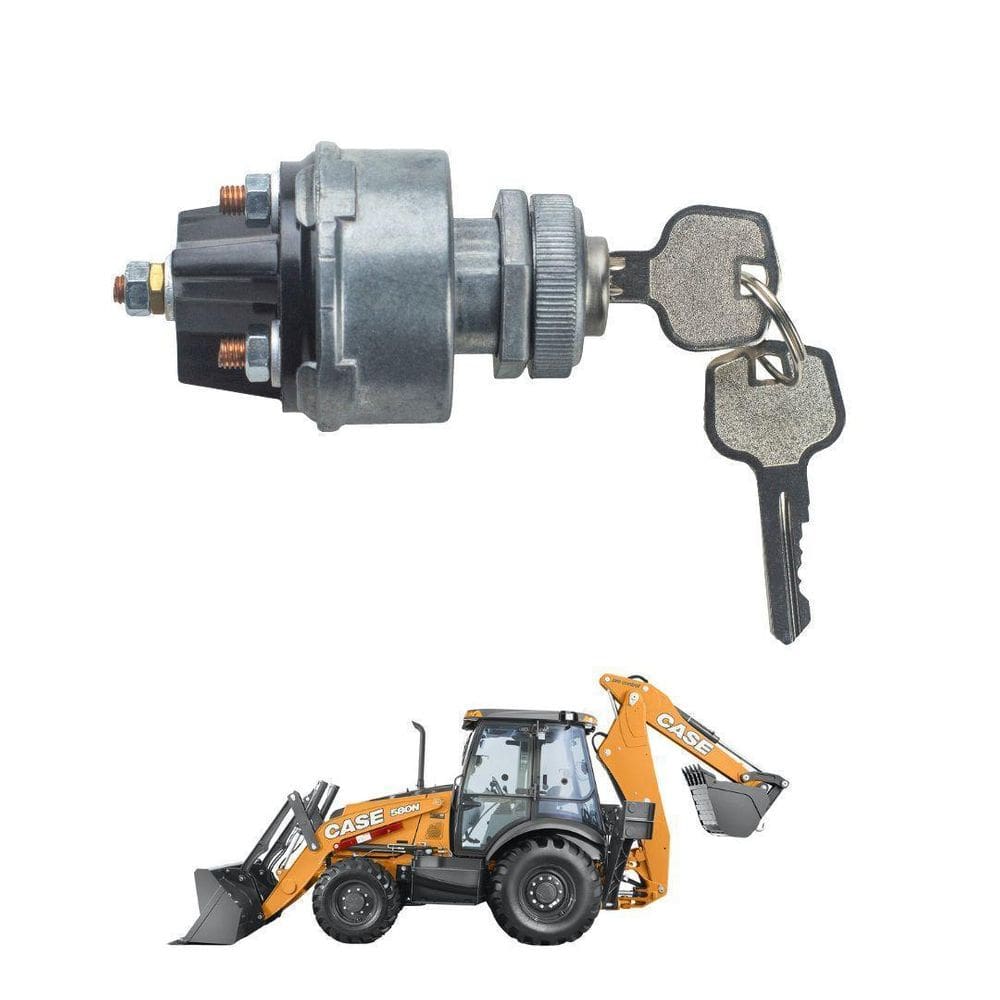 Chave Partida Ignição Case 580L 580N 521D Retroescavadeira
