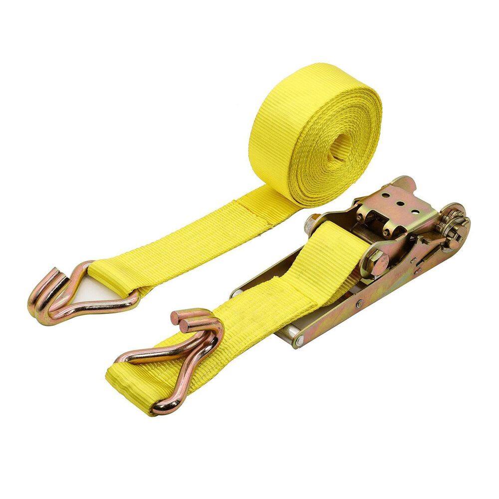 Cinta Catraca Amarração Fertak 4.6M X 25Mm X 1.5T Amarelo
