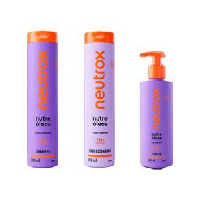 Kit Neutrox Nutre Oleos Cond 300Ml+Sh 300Ml+Leave-In 200Ml