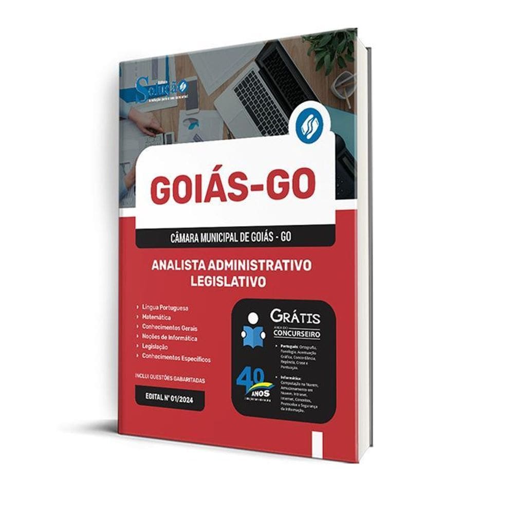 Apostila Câmara Goiás Go 2024 Analista Administrativo