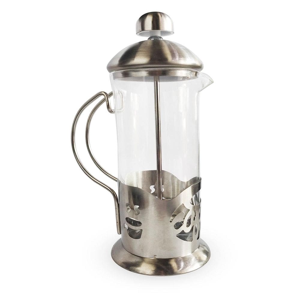 Cafeteira Prensa Francesa Cremeira 600Ml Vidro E Aço Inox