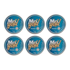 Cera Capilar Maxgold Modeladora Incolor 120G - Kit Com 6Un