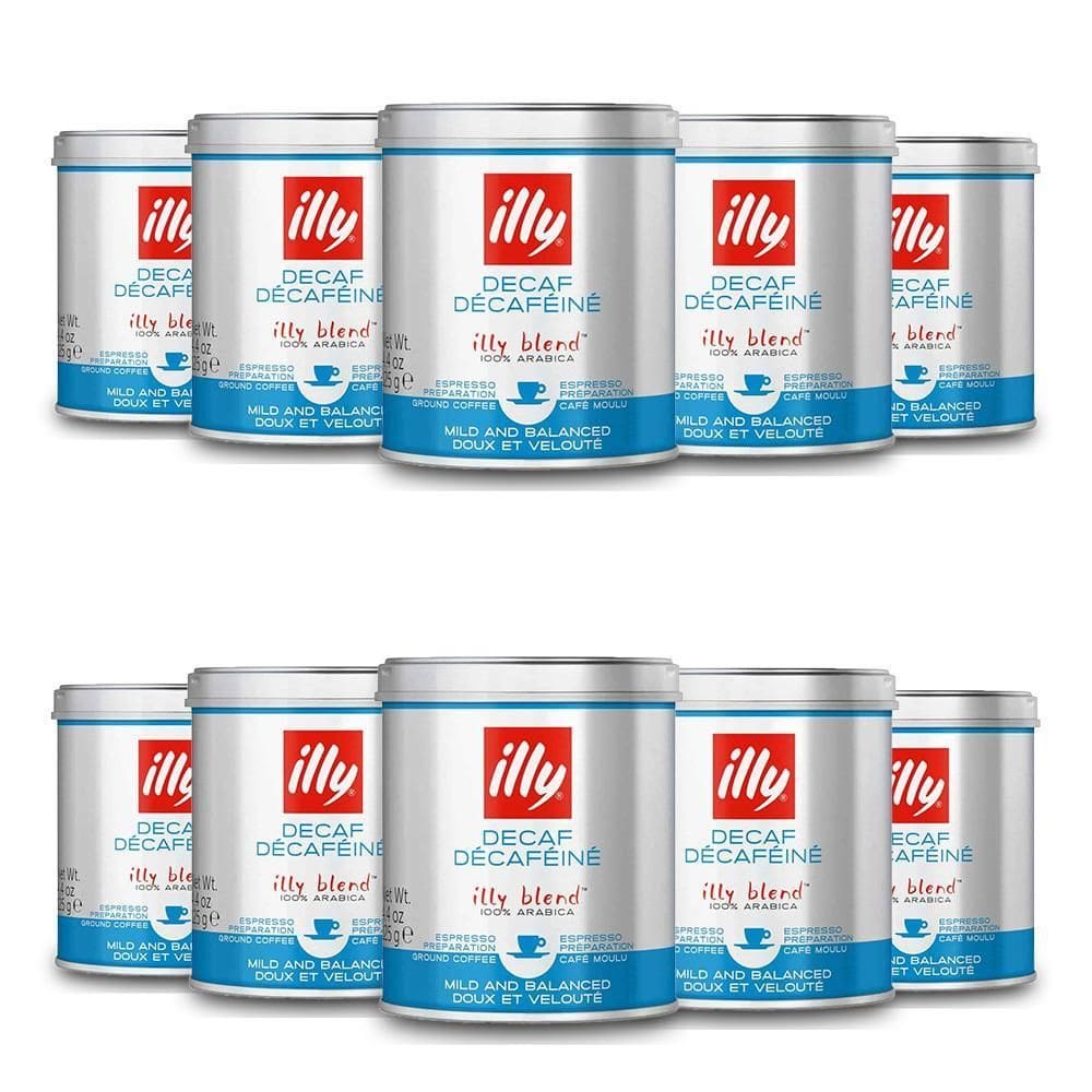 Café Illy Descafeinado Espresso Kit 10 Latas 125G