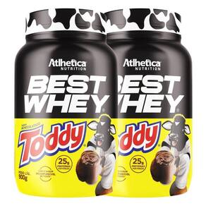 Kit 2 Best Whey Protein Isolado Hidro Toddy 900G - Atlhetica