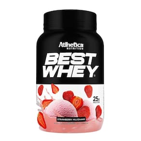 Best Whey Proteina Isolado Morango 900G - Atlhetica