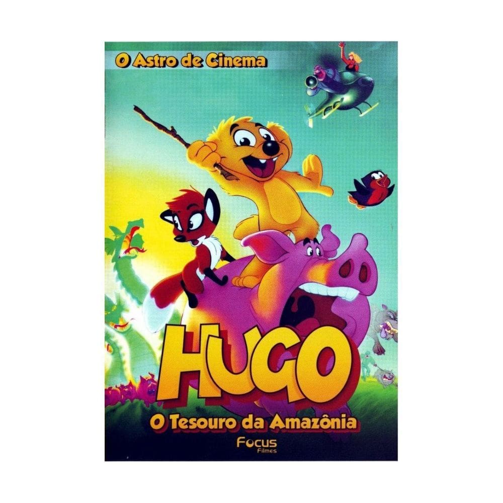 Hugo - O Tesouro Da Amazônia - Dvd - Jungledyret Hugo  2006