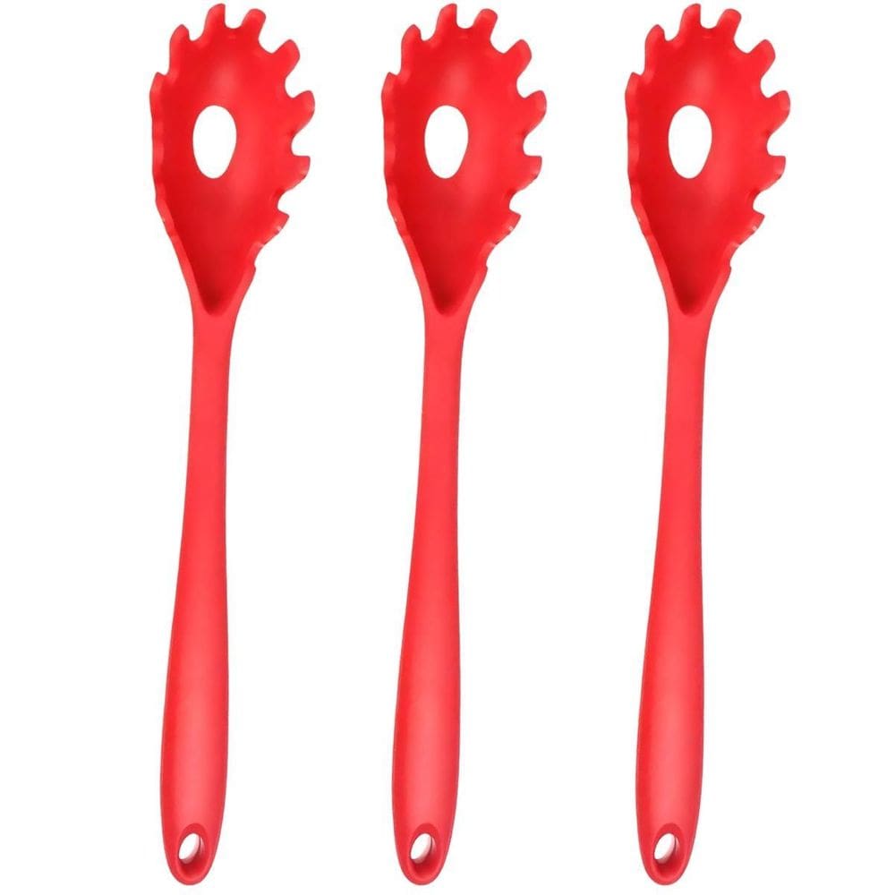 Pegador De Massa Silicone Vermelho Grande Kit 03 Un