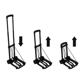 Carrinho Plataforma De Mão Dobrável 2 Rodas Para Carga