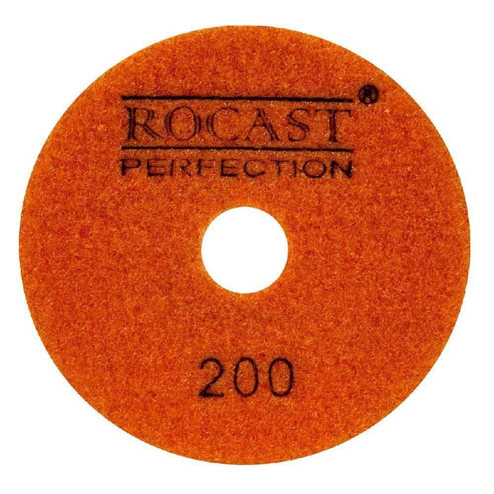 Disco Diamantado Para Polir 4`` Gr. 200 10Un 545,0003 Rocast