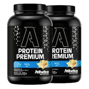 Combo 2X Proteina Premium Isolado Baunilha 900G - Atlhetica