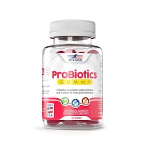 Gummies Probióticos Vitgold 60 Gomas Mastigáveis