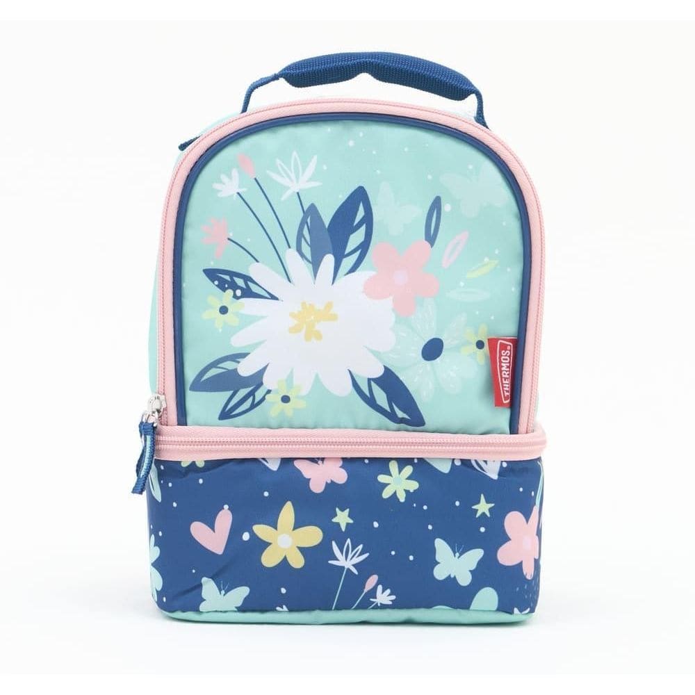 Bolsa Térmica Infantil Alça E Zíper Thermos Jardim Flores